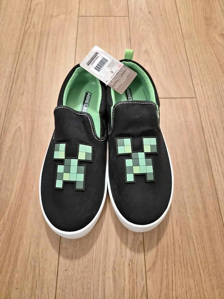 Minecraft Creeper Slip-On Shoes