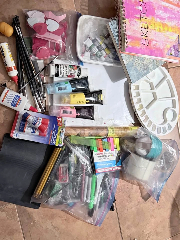 Large Art and Craft Supply Lot