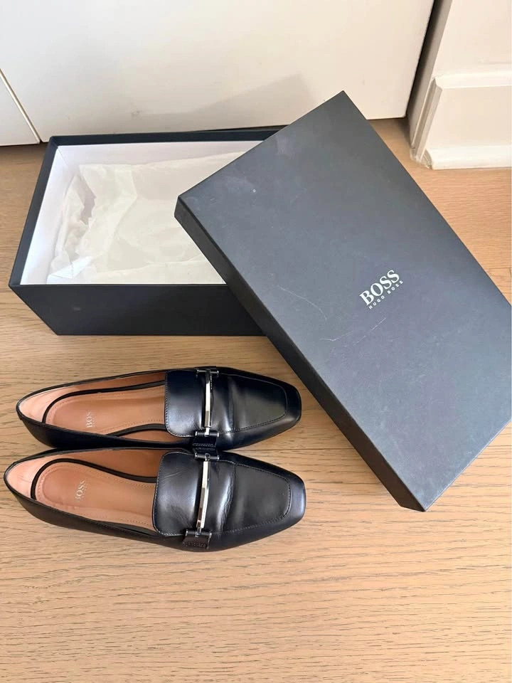 Hugo boss Italian made Lara loafers nappa leather