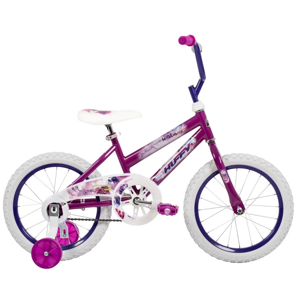 Huffy 16" Sea Star Girls Bike with Training Wheels - Purple