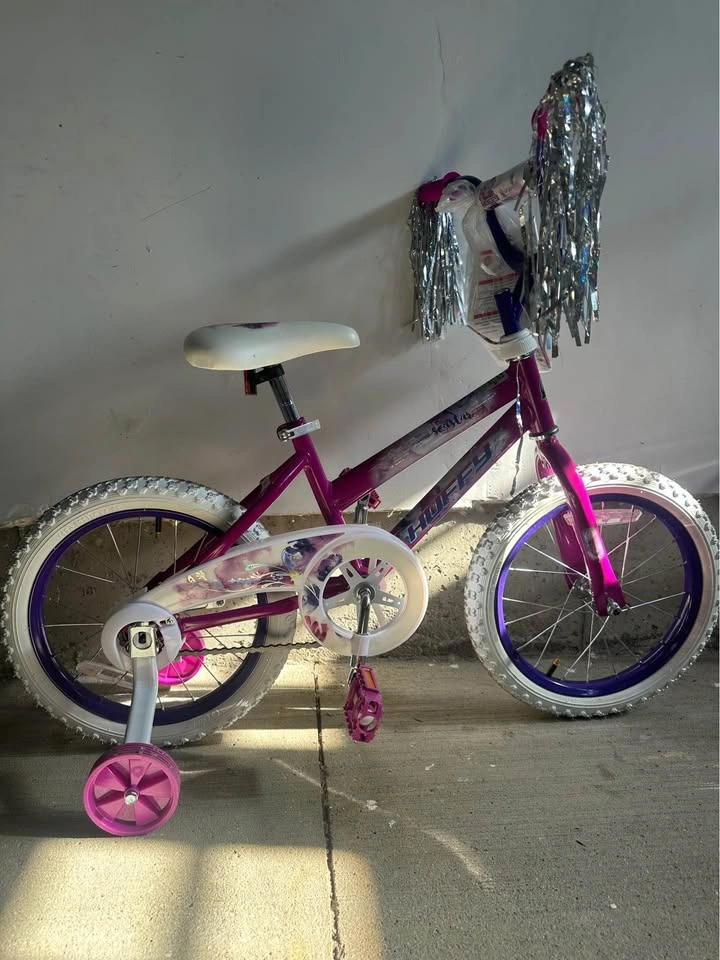 Huffy 16" Sea Star Girls Bike with Training Wheels - Purple - photo 2