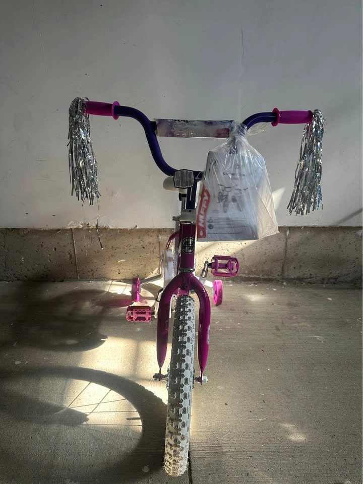 Huffy 16" Sea Star Girls Bike with Training Wheels - Purple - photo 3