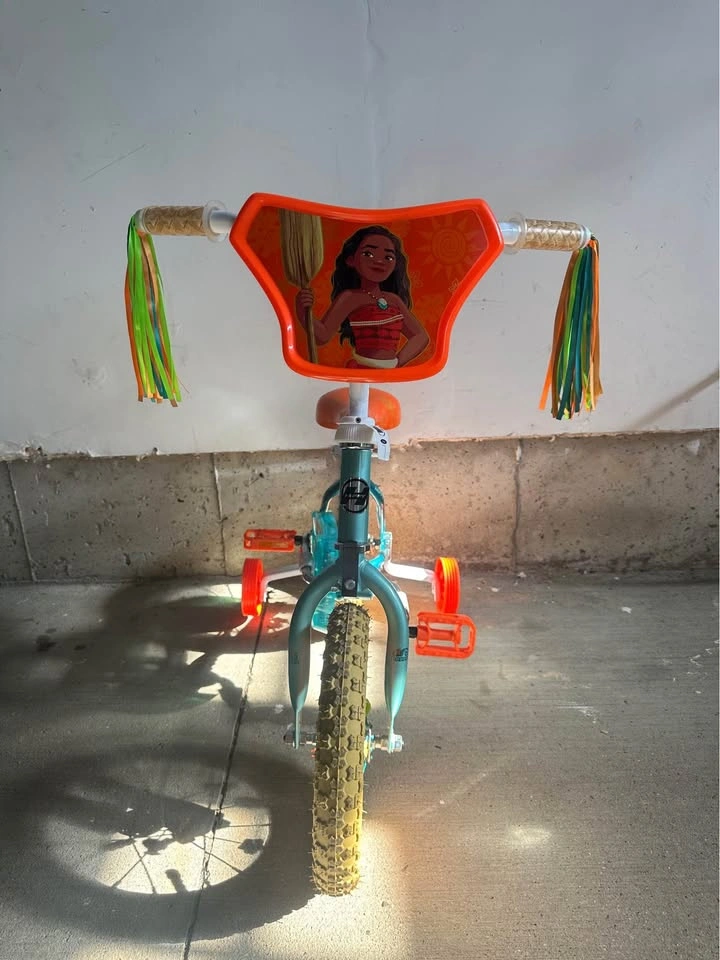 Huffy 12" Disney Moana Bike with Training Wheels - Orange - photo 3