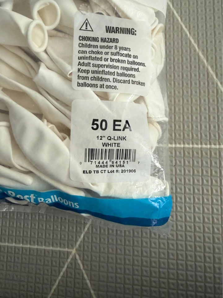 Qualatex QuickLink 12" White Balloons - photo 2