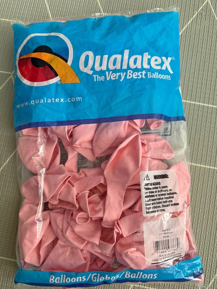 Qualatex 11" Round Pink Balloons