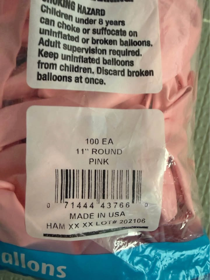 Qualatex 11" Round Pink Balloons - photo 2
