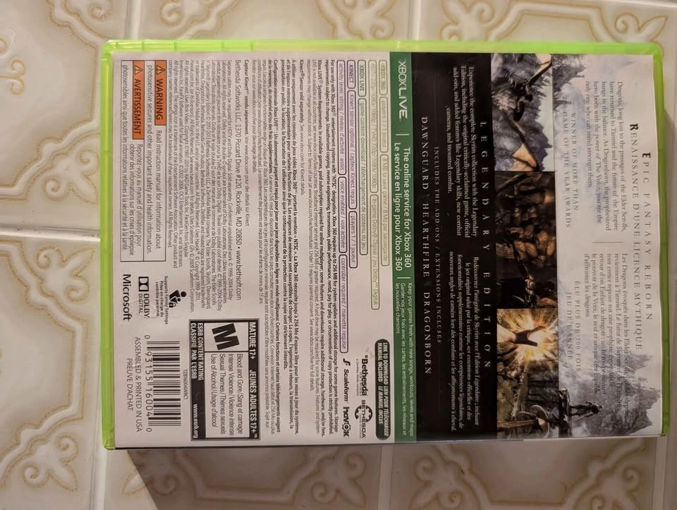 Bethesda The Elder Scrolls V: Skyrim Legendary Edition - Xbox 36 - photo 2