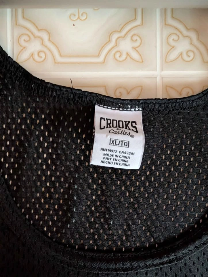 Crooks & Castles Mesh Basketball Jersey - Men's XL - photo 2
