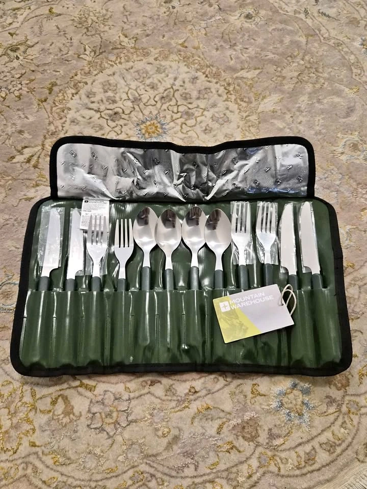 Mountain Warehouse Camping Cutlery Set