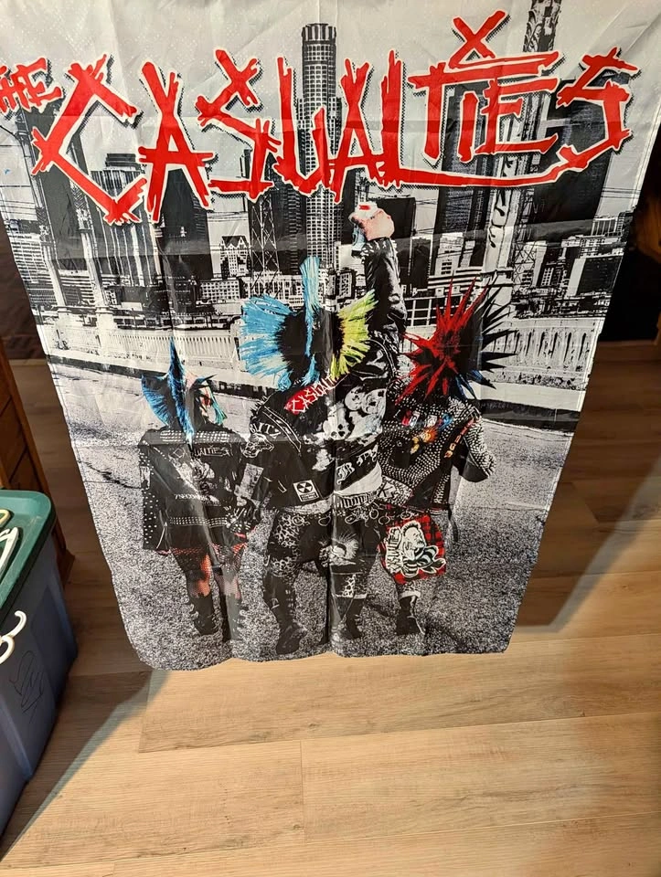 The Casualties chaos sound flag
