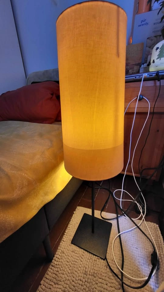 Modern Floor/ Nightstand Lamp with Cylinder Shade - photo 3