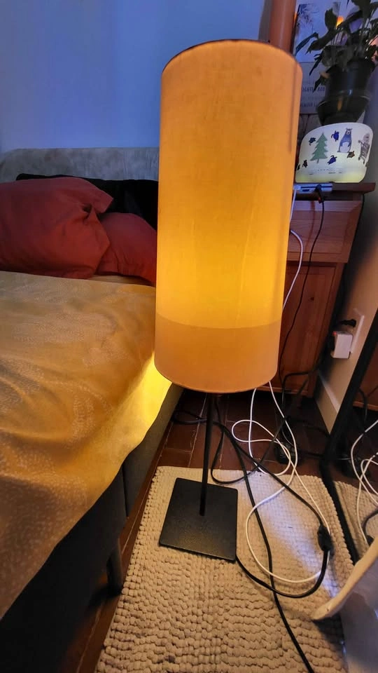 Modern Floor/ Nightstand Lamp with Cylinder Shade - photo 4