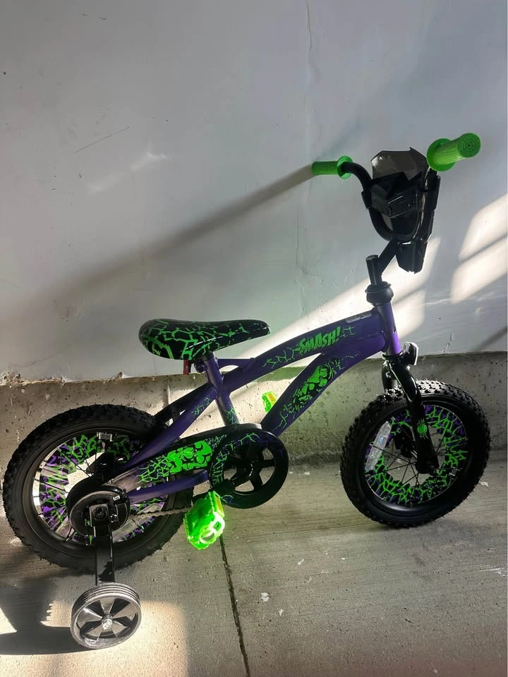 Huffy 14" Marvel Hulk Boys Bike with Training Wheels - photo 2