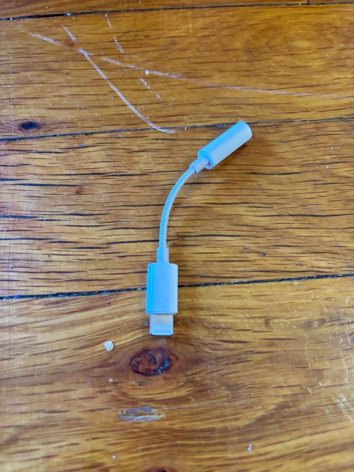 iPhone headphone dongle