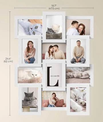 Collage Picture Frames – white (12 Pack) 4x6 Brand New - photo 3
