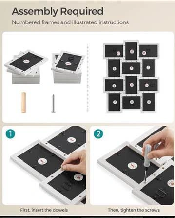 Collage Picture Frames – white (12 Pack) 4x6 Brand New - photo 4