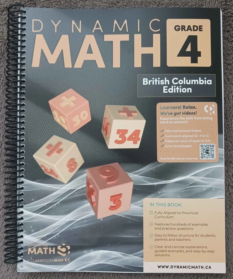 Dynamic Math British Columbia Edition Workbooks Grades 3-12 - photo 3