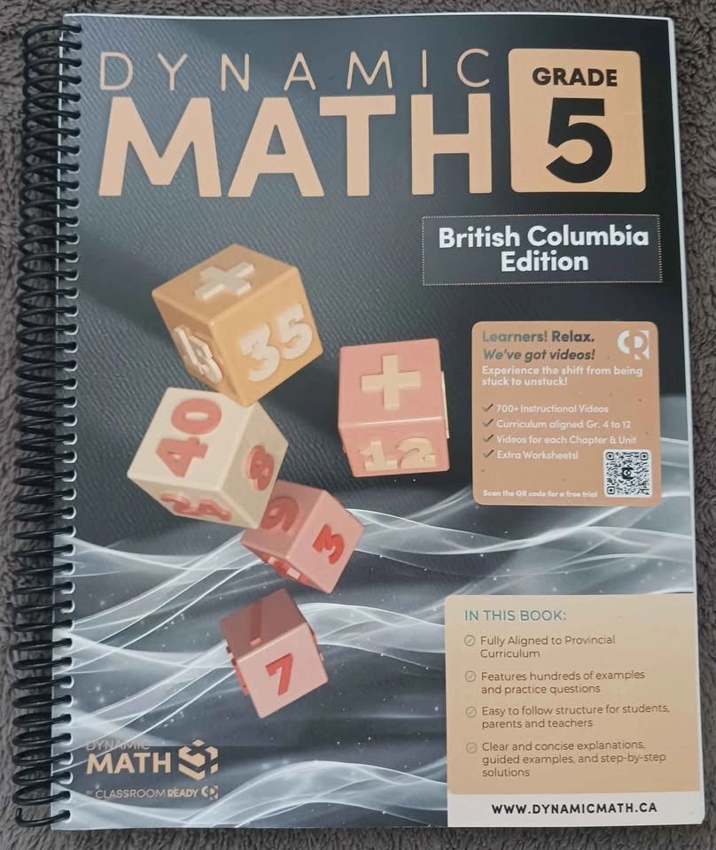 Dynamic Math British Columbia Edition Workbooks Grades 3-12 - photo 4