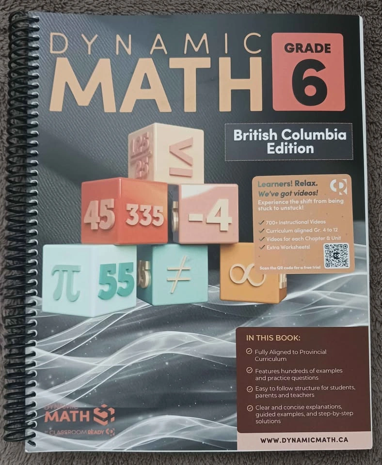 Dynamic Math British Columbia Edition Workbooks Grades 3-12 - photo 5