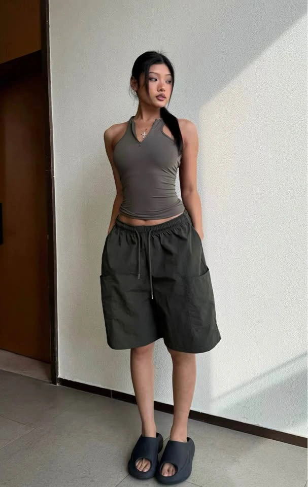 Women's Cargo Bermuda Shorts - photo 4