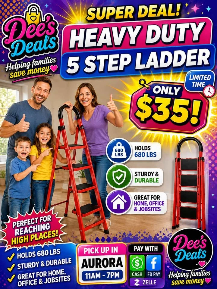 5 Step Ladder Brand New in Box Only $35