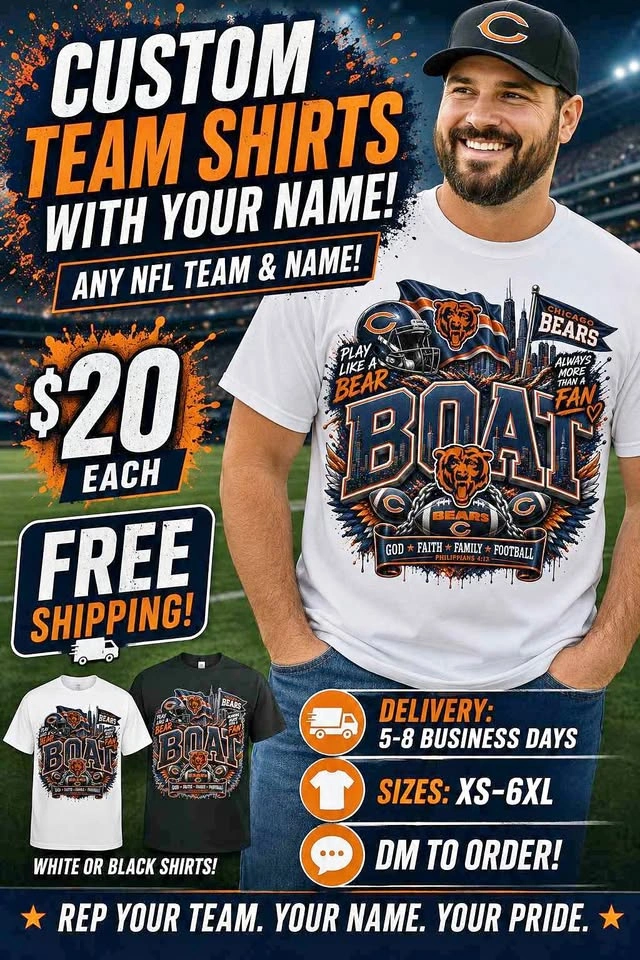 Custom Team Name Shirts Sizes XS-6XL