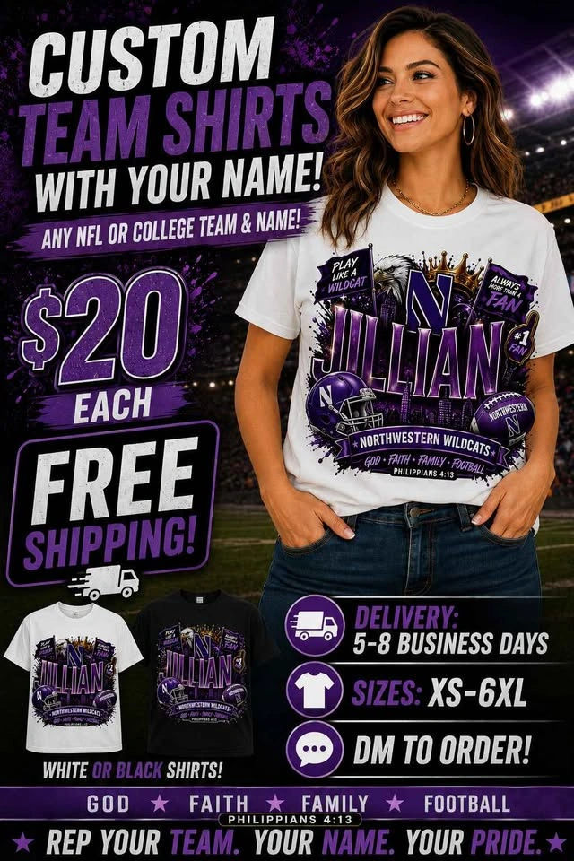 Custom Team Name Shirts Sizes XS-6XL - photo 3