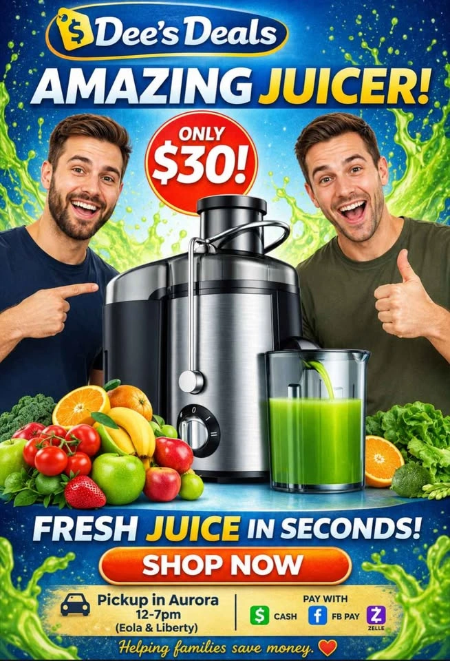 Automatic Juicer BRAND NEW IN BOX ONLY $30 - photo 3