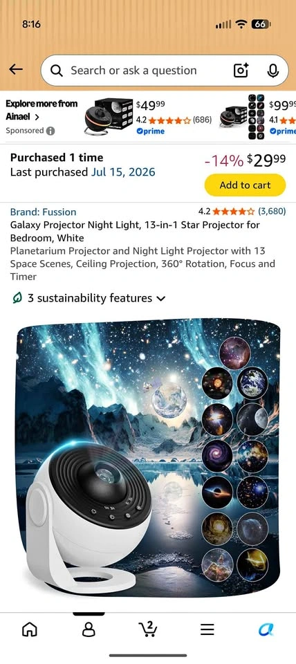 galaxy projector