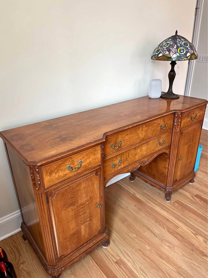 French Provincial Buffet Cabinet / Sideboard