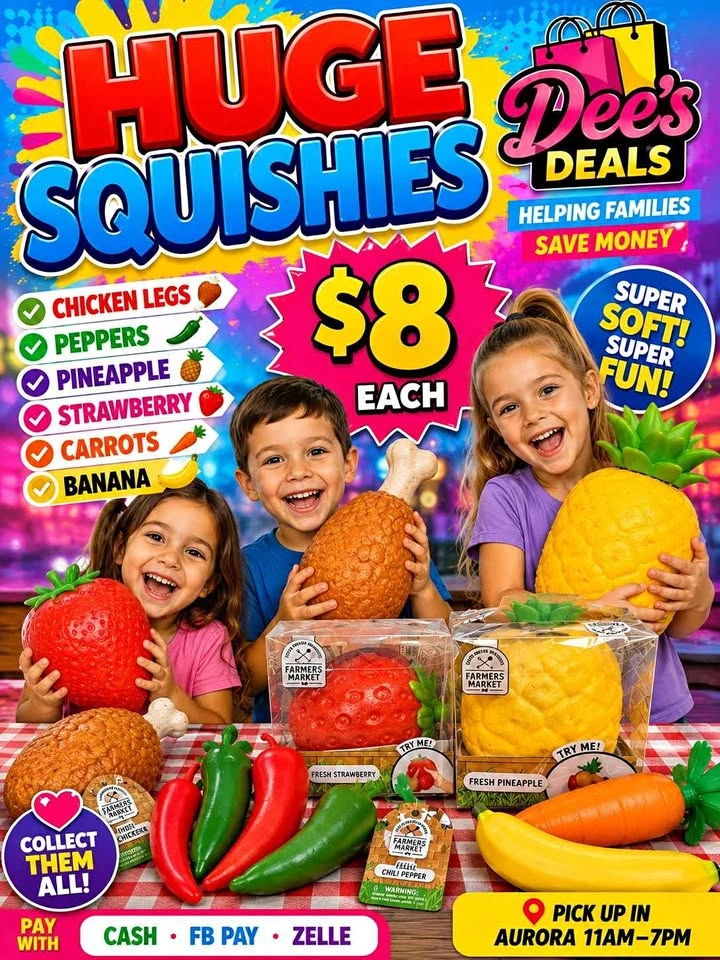 Jumbo Squishy ONLY $8