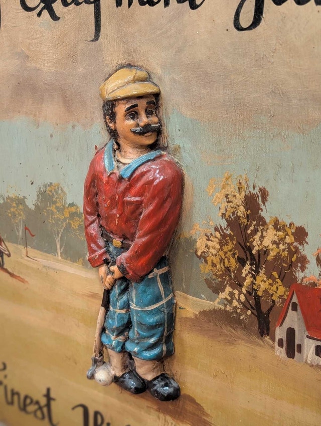 Vintage 3D wooden pub sign - J.Peacock - photo 2