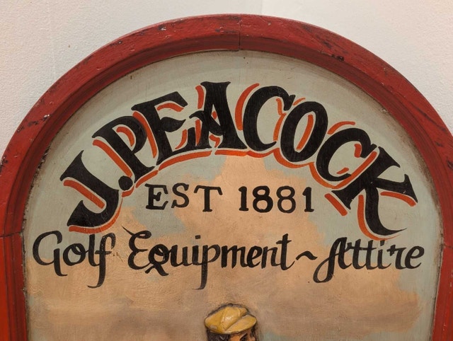 Vintage 3D wooden pub sign - J.Peacock - photo 3