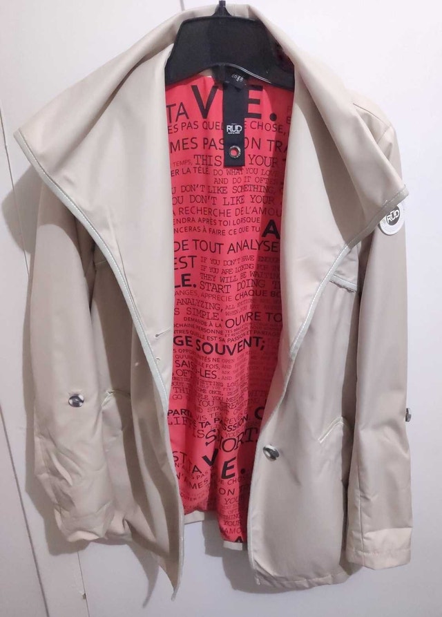 Rudsak Stretch Sateen Coat Size S Womens - photo 3