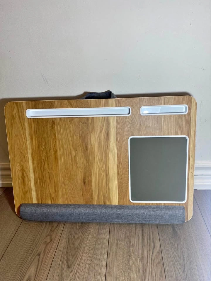 Brand New Lap Desk with Cushion, Wrist Rest & Mouse Pad