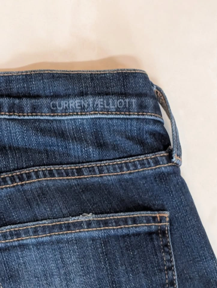 CURRENT/ELLIOTT The Fling Slim Boyfriend Jeans in Loved Wash - S - photo 5