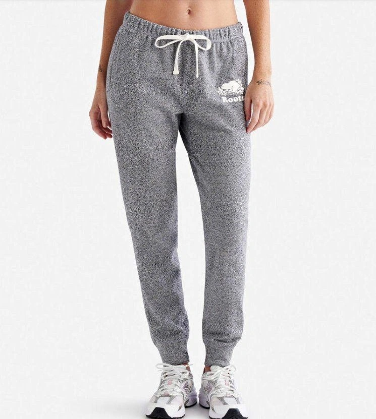 Roots Women's Organic Original Slim Cuff Sweatpant XS