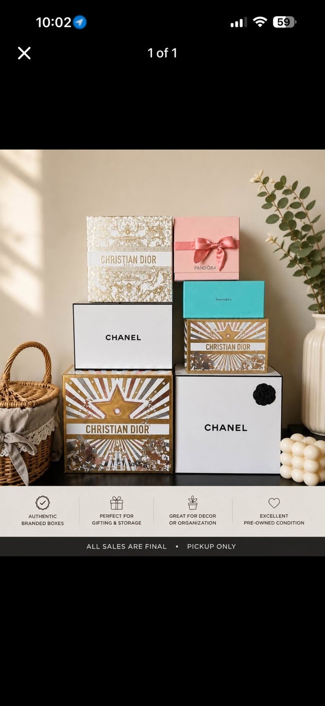authentic designer boxes