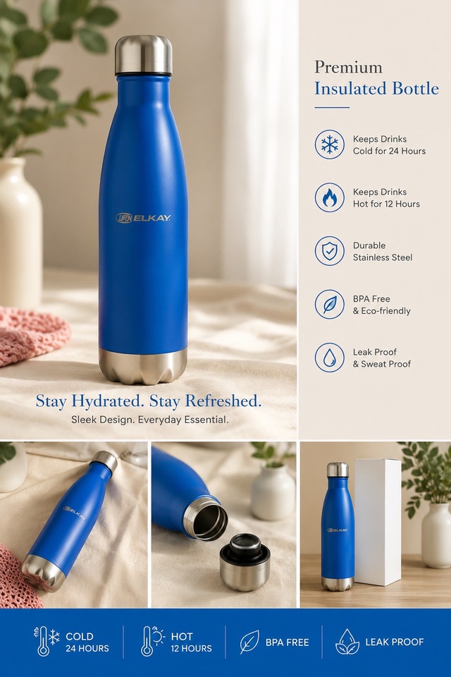 insulated water bottle