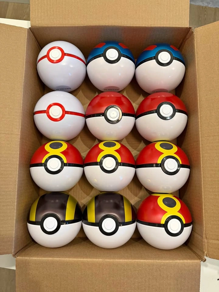 Empty Pokémon Pokeball tins