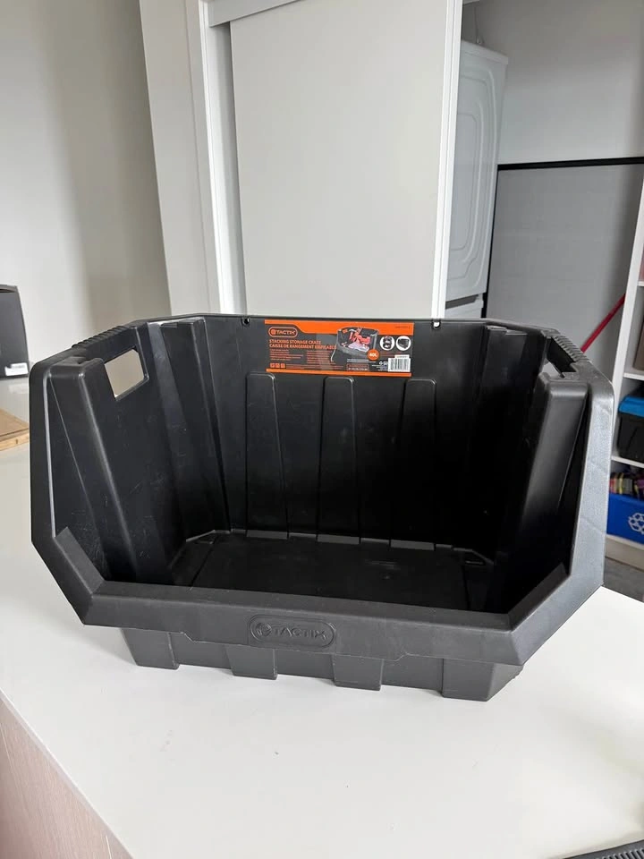 Tactix 40L Multi Purpose Stackable Storage Bin