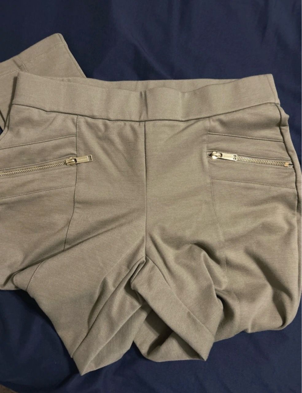 Michael Kors Taupe Slim Pants with Zip Pocket - photo 2