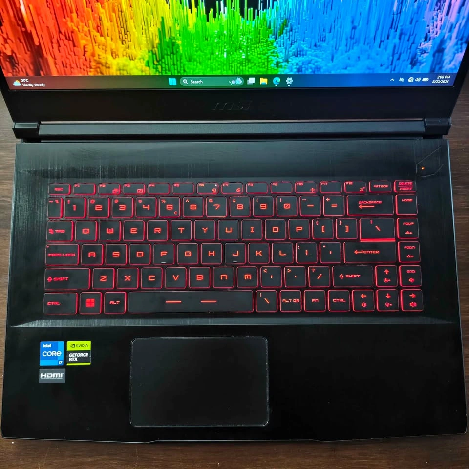RTX 4060 MSI Thin GF63 Gaming Laptop in mint condition - photo 2
