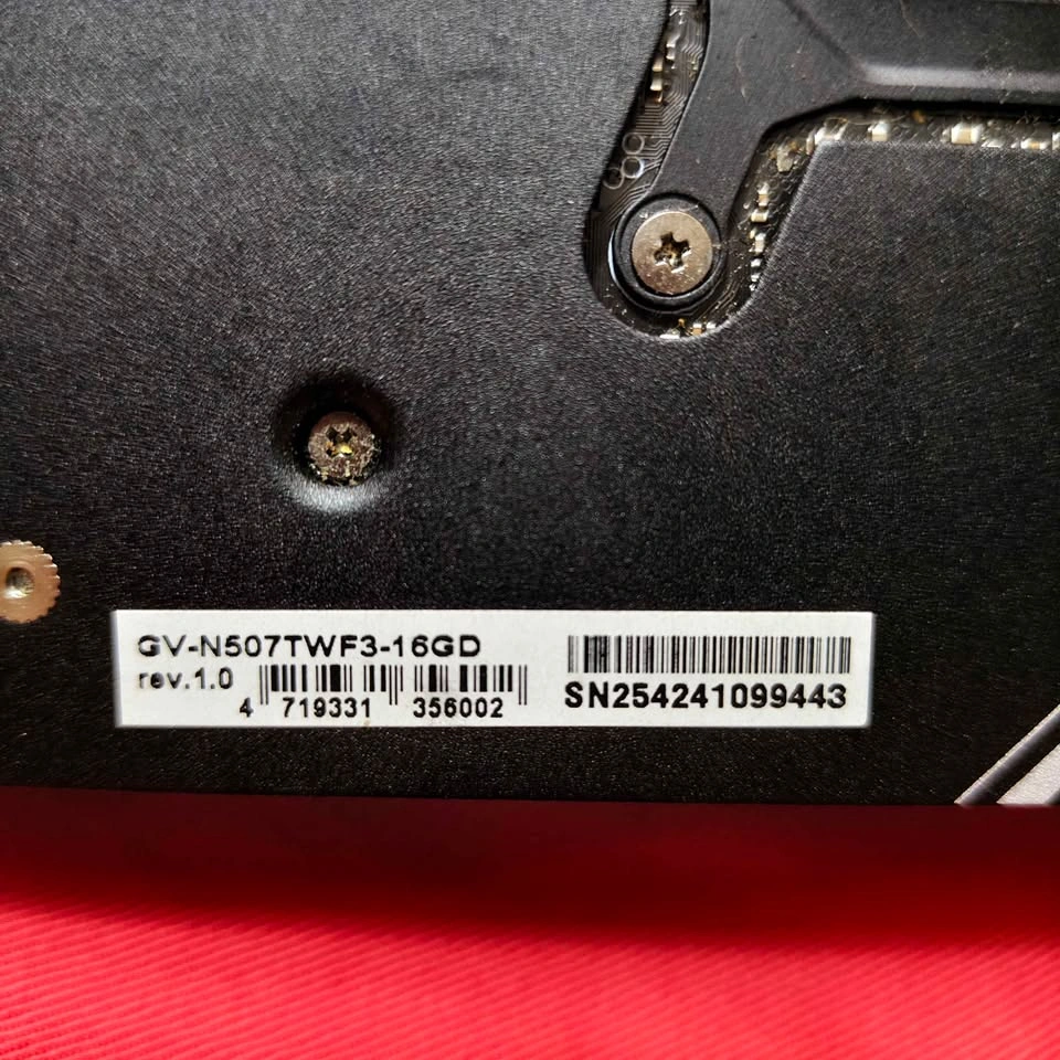RTX 5070 Ti GIGABYTE WINDFORCE OC 16GB - Mint condition - photo 4