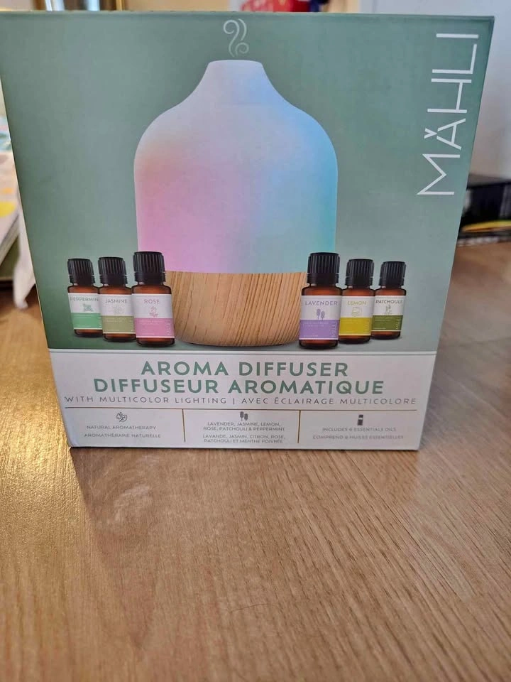MÄHLI Aroma Diffuser with 6 Essential Oils