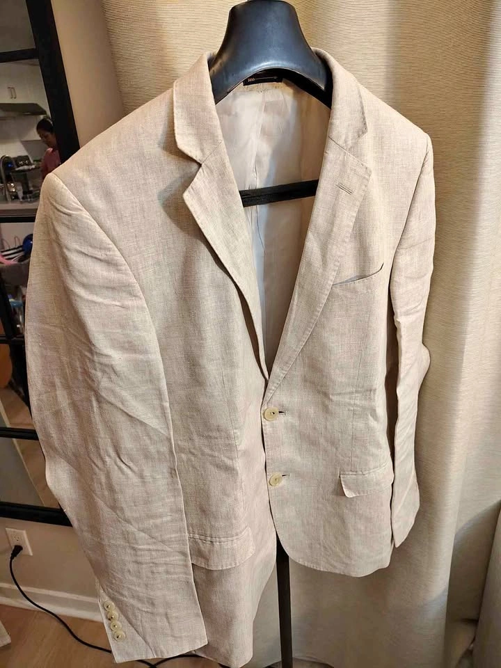 Men's Linen Jacket (Size L)