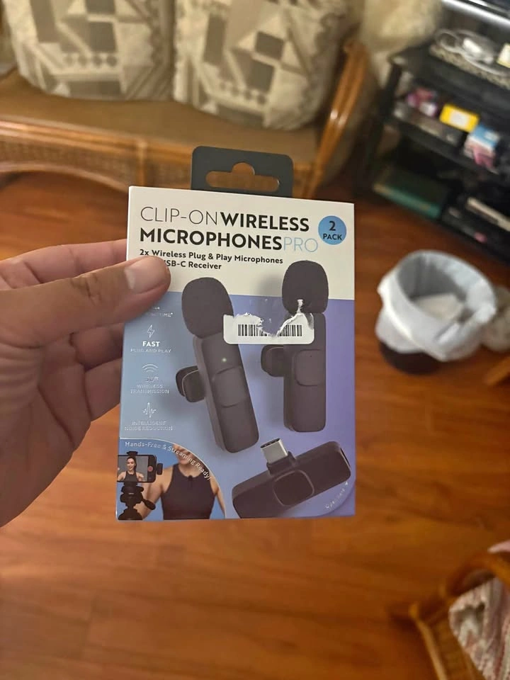 NIB MVMT Clip-On Wireless Microphones Pro - 2PAK