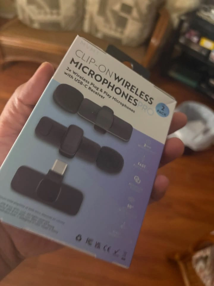 NIB MVMT Clip-On Wireless Microphones Pro - 2PAK - photo 2