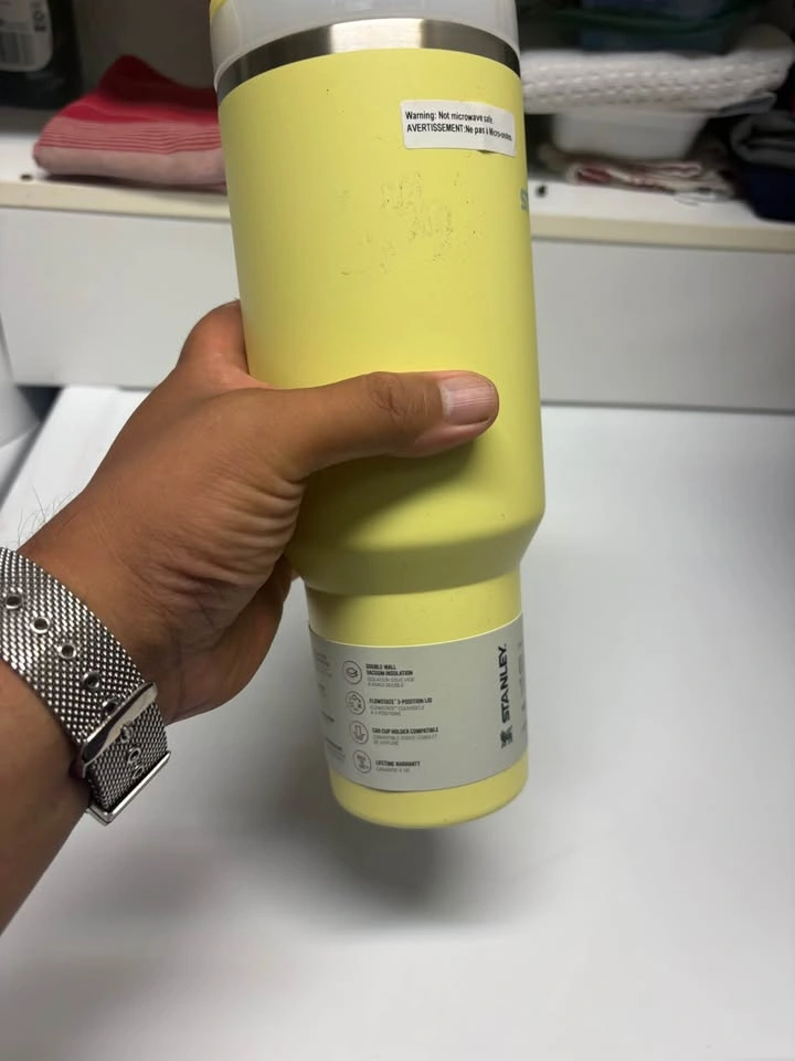 NWT Stanley Quencher H2.0 FlowState Tumbler (40 oz) – Pomelo Yel - photo 3