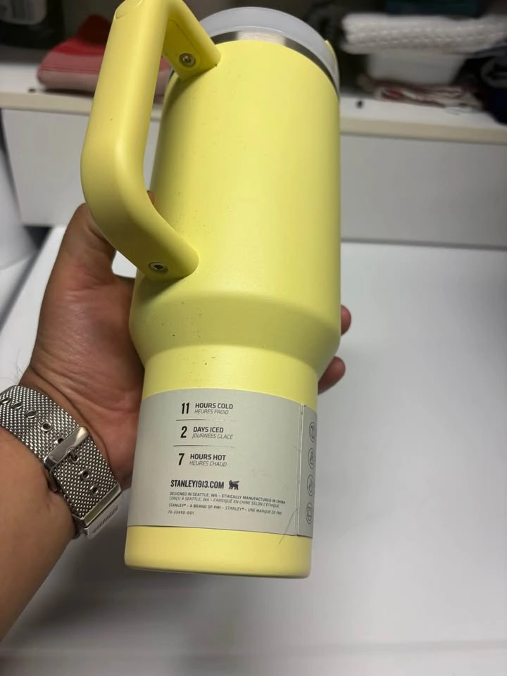 NWT Stanley Quencher H2.0 FlowState Tumbler (40 oz) – Pomelo Yel - photo 4
